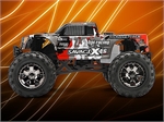 HPI Savage X 4.6 with 2.4GHz, NitroGT-3 Truck Body (Grey/Red)